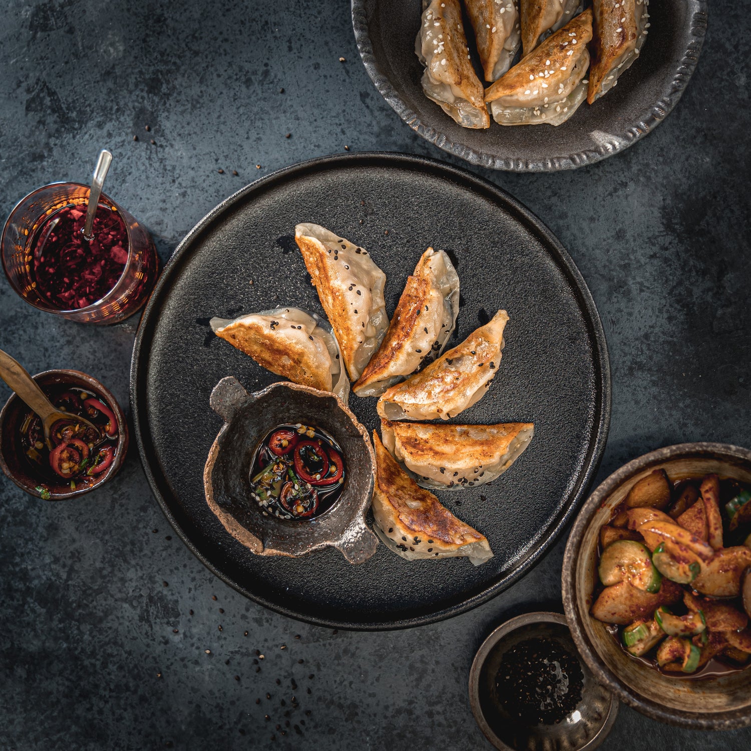 Pan Fried Prawn Dumpling